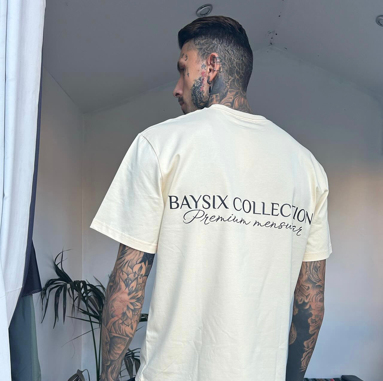 Apricot drop shoulder premium cotton t shirt
