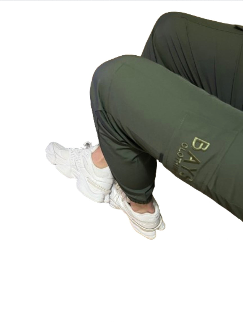 Khaki slim fit Lightweight cargo
